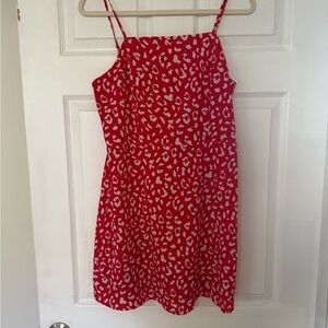 Sugarlips Red and White Mini Dress